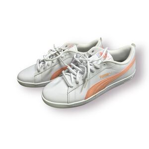 PUMA Women's‎ Smash v2 Leather Sneakers Size 9.5 Peach Parfait Color